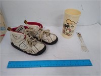 Jordan Baby Shoes Size 7.5 Mickey Mouse Tumbler &