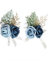 MAFELOE Wrist Corsage and Boutonniere Set for