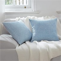 WLNUI Throw Pillow Covers 18x18 Inch Set of 2
