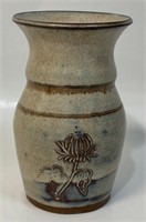 LOVELY MONIQUE DUCLOS SIGNED POTTERY VASE