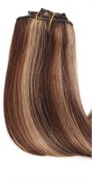 Human Hair Clip in Extensions - golden brown
Fk