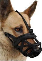 Dog Muzzle, Breathable Basket Muzzles for Small,