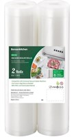 (New) Vacuum Food Sealer Rolls Bags, (2 Packs 8