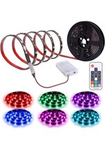 LED Strip Lights with Remote,Battery Power LED