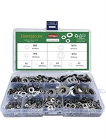 304 Stainless Steel Flat Washers Set M2 M3 M4 M5