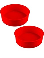 Non-Stick Silicone Cake Molds,1 pcs Red Reusable