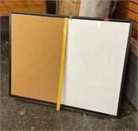 Duel Cork & Dry Erase Board