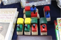 WOODEN TRAIN WHISTLES