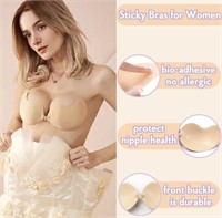 2 Pairs Sticky Bra Push Up Adhesive Bra Breast