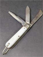 Vtg Klein & Sons Three Blade Electrician Knife
