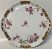 LOVELY HAND PAINTED VICTORIAN SERVING PLATE