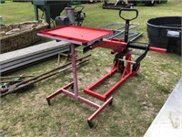 Mower Lift and Work Table