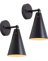 (Missing pieces) Black Wall Sconces Set of