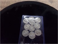 10 Buffalo Nickels