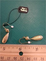 14K JCM Dangle Earrings