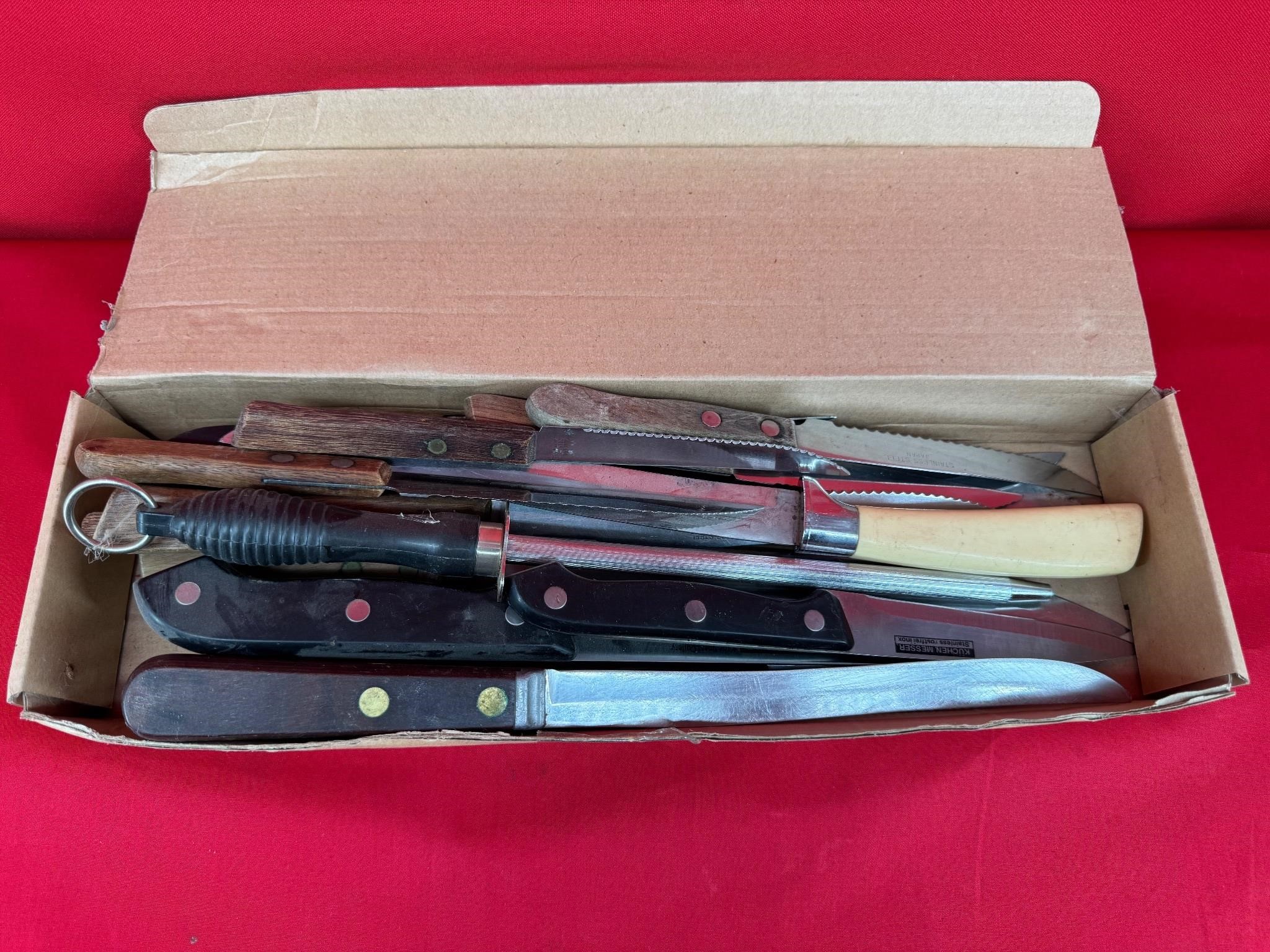 Box of Various Cutlery Knives