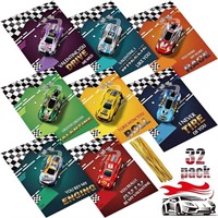 32 Pack Valentine's Day Gifts Cards with Die Cast