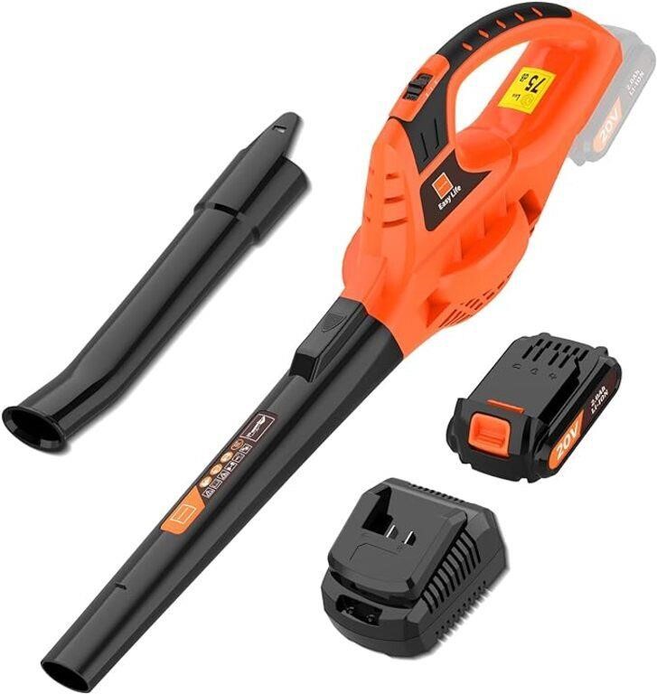 Leaf Blower Cordless,21V Handheld Electric Leaf Bl