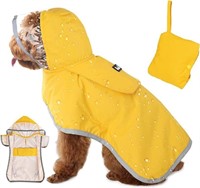 SlowTon Dog Raincoat, Adjustable Dog Rain Jacket C