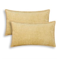 Throw Pillow Cases CaliTime Pack of 2 Cotton Threa