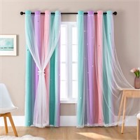 XiDi Dream Star Blackout Curtains for Kids Rooms G