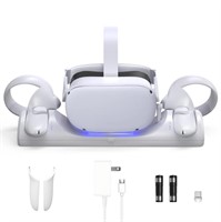 VR Charging Station for Oculus/Meta Quest 2,LED In