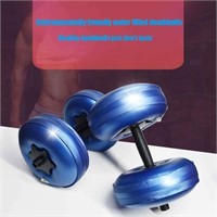 Water Filled Dumbbell 2pcs Indoor Portable Travel