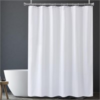 Amazer Extra Long White Shower Curtain Liner Washa