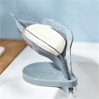 Bar Soap Holder Leaf Shape - Self Draining Soap Di