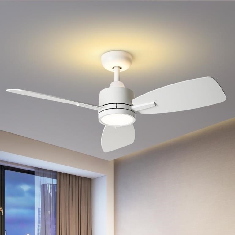 TALOYA Ceiling Fan with Lights Remote Control, 42