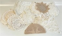 LOVELY LOT OF 50 HAND CROCHETED DOILIES