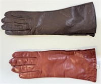 NEW OLD STOCK VINTAGE ITALIAN LEATHER GLOVES