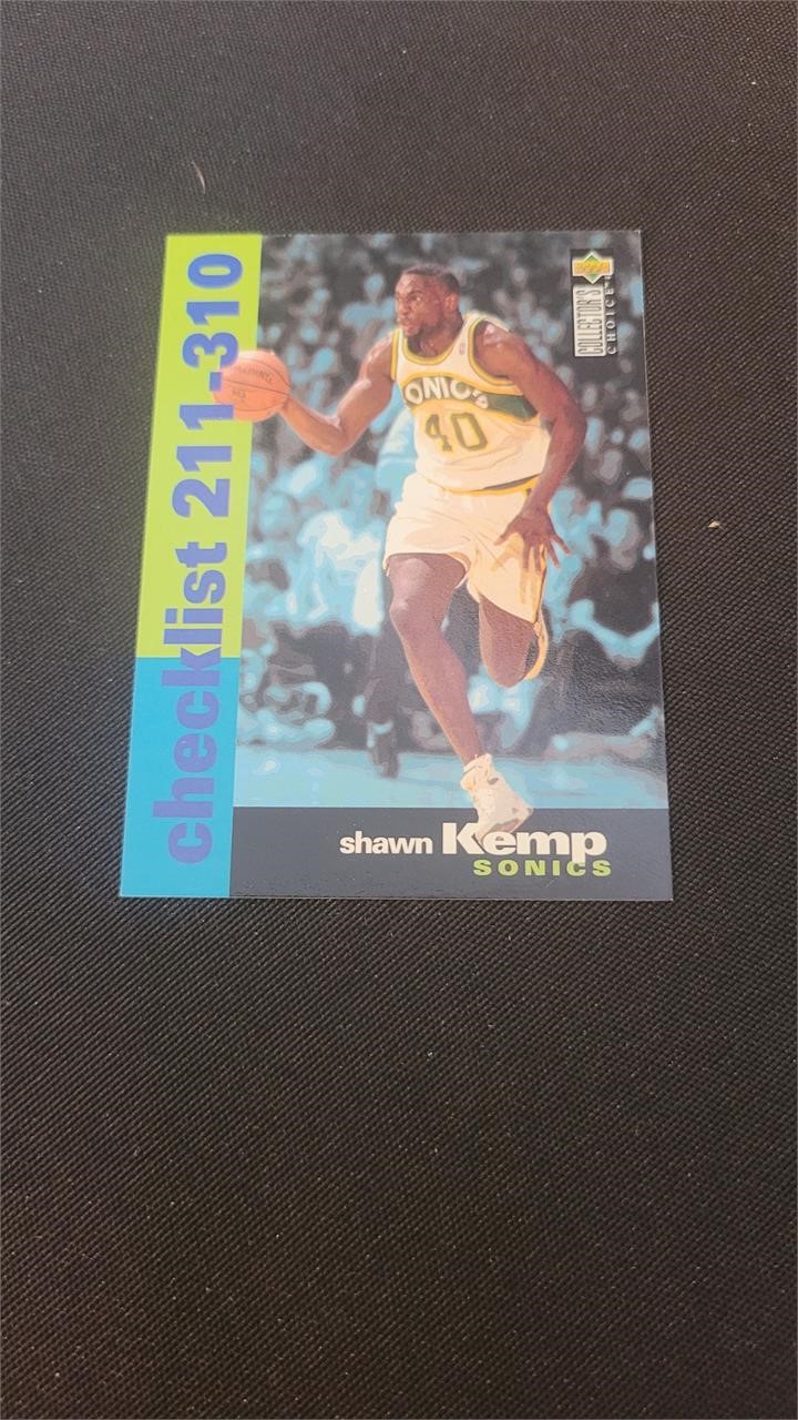 1995 UD Collectors Choice Shawn Kemp checklist