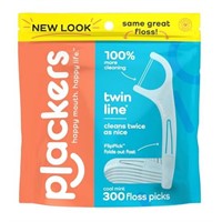 Plackers Twin-Line Dental Flossers, Cool Mint Flav