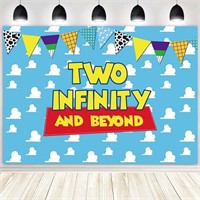 7x5ft Two Infinity and Beyond Backdrop for Boys To