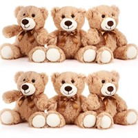 HyDren 6 Pcs Valentine's Day Bear Stuffed Animal P