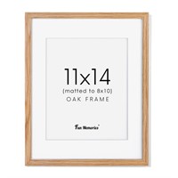 11x14 Picture Frame, 11 x 14 Solid Oak Wood Pictur