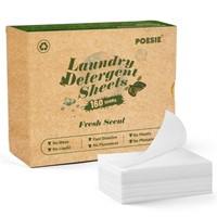 Poesie Laundry Detergent Sheets Fresh Scent 160 Sh