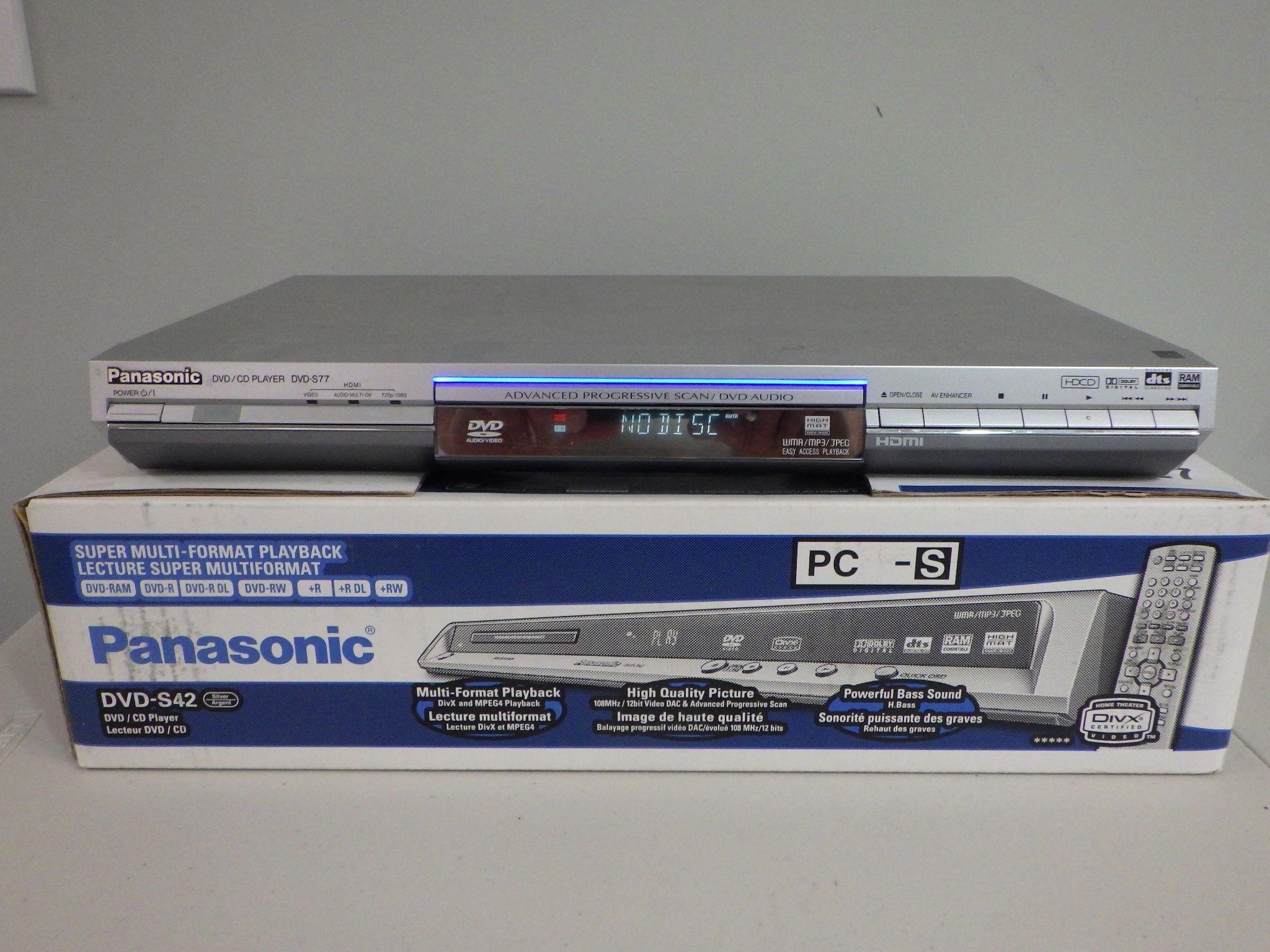 Panasonic DVD/CD Player DVD-S77