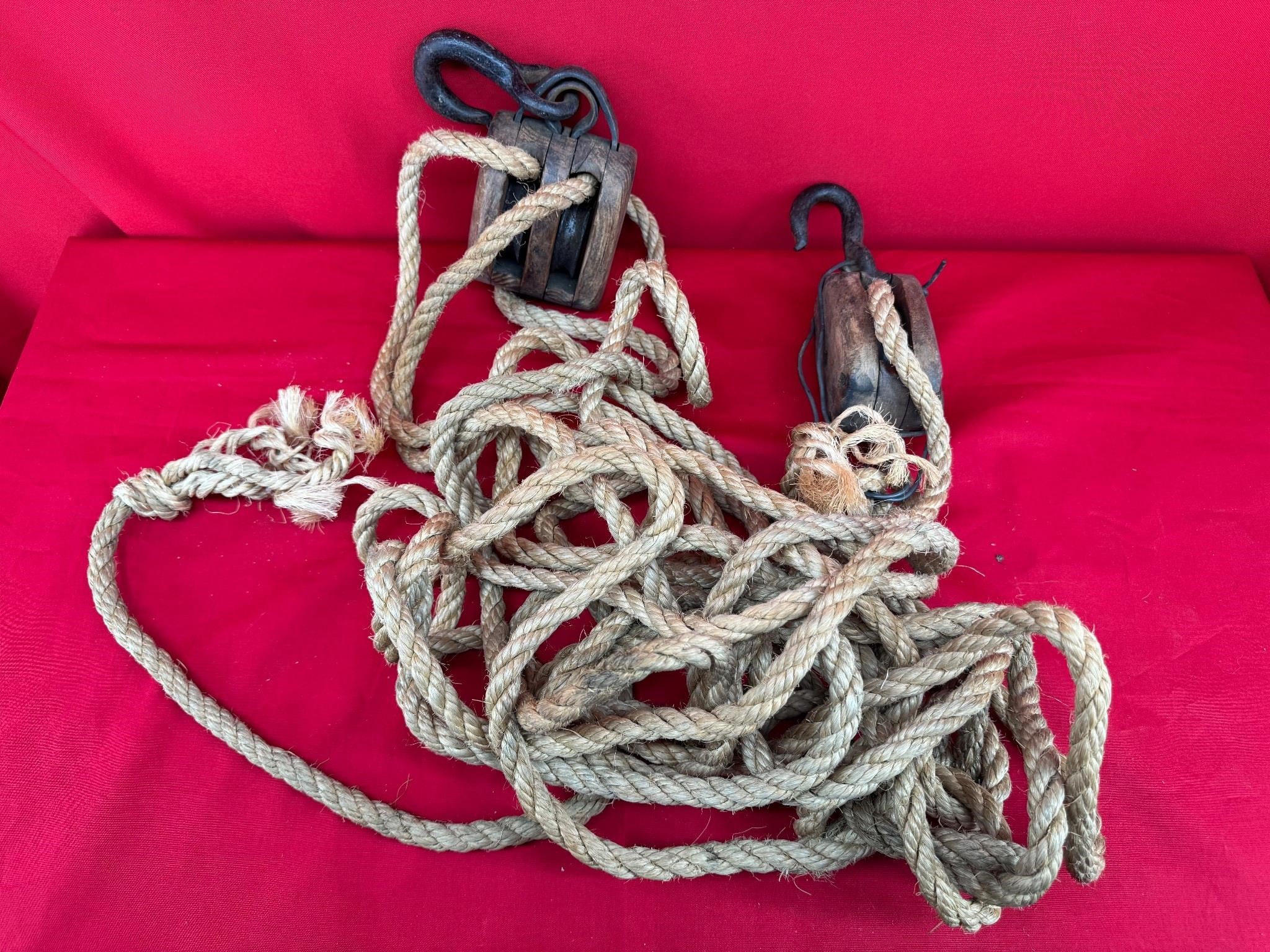 Block & Tackle With Rope