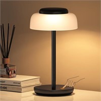 QiMH Battery Operated LED Table Lamp, 5000mAh Cord