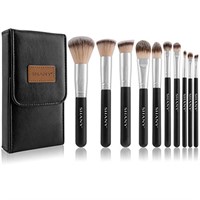 SHANY Makeup Brushes Black OMBRE Pro 10 Piece Esse
