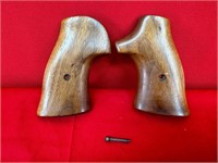 Wood grips for S&W Model 27 & 28 .357 Magnum