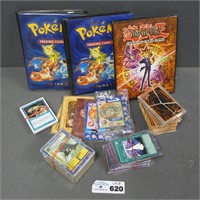 Assorted 1990's Pokemon Cards & Yu-Gi-Oh Cards