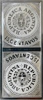 SOLID STERLING SILVER ARGENTINIAN STAMP PROOF