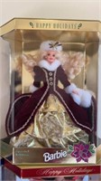 1996 happy holidays Barbie gold dress