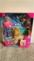 Barbie and ginger pet dog of Barbie