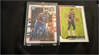 2 Cards Lot: Joel Embiid and Trae Young rc hoops