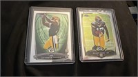 2 Cards Lot of Davante Adams Topps Chrome #114 and