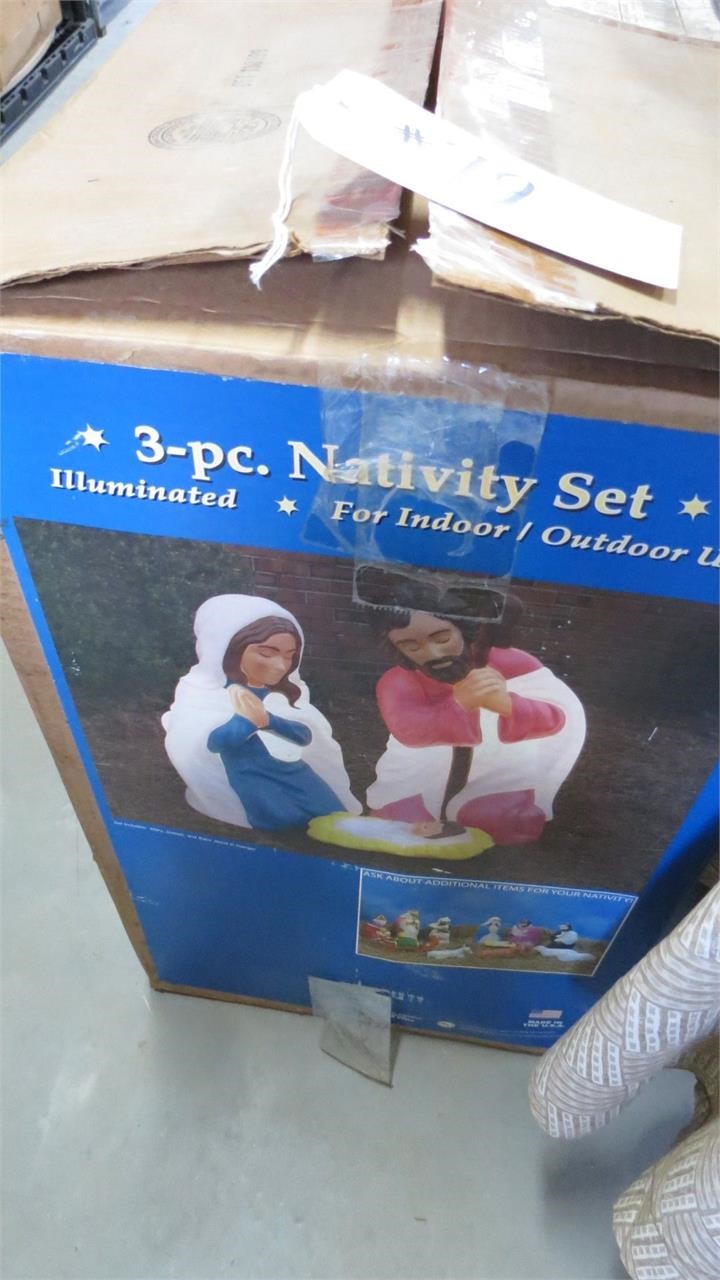 3 PC NATIVITY BLOWMOLD SET